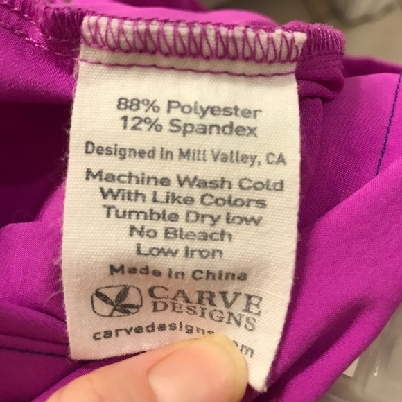 Carve Designs Fuchsia Hot Pink Halter Dress XS - Picture 4 of 4